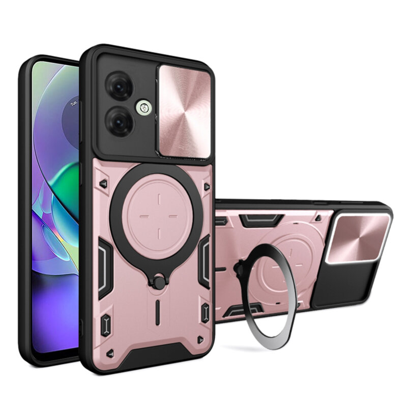 Husa Motorola Moto G54 Power Edition Techsuit CamGuard Pro, roz auriu
