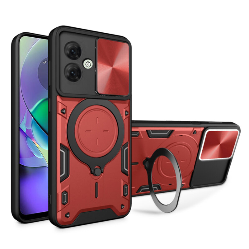 Husa Motorola Moto G54 Power Edition Techsuit CamGuard Pro, rosu