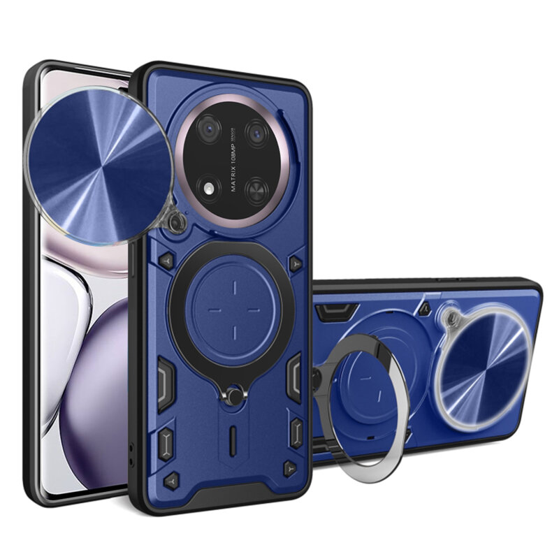 Husa Honor Magic7 Lite Techsuit CamGuard Pro, albastru