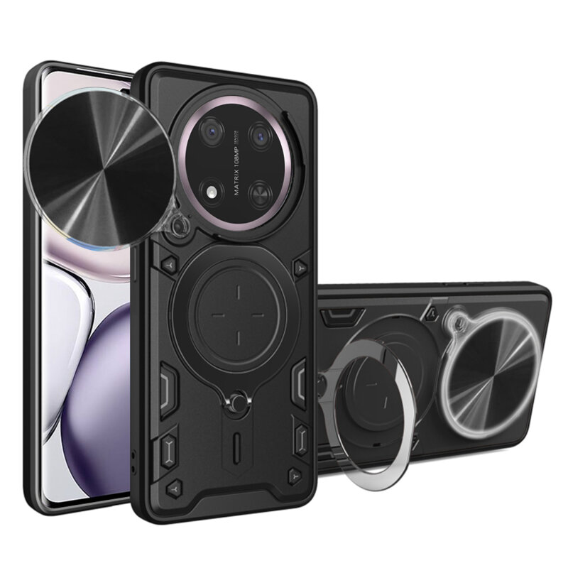 Husa Honor Magic7 Lite Techsuit CamGuard Pro, negru