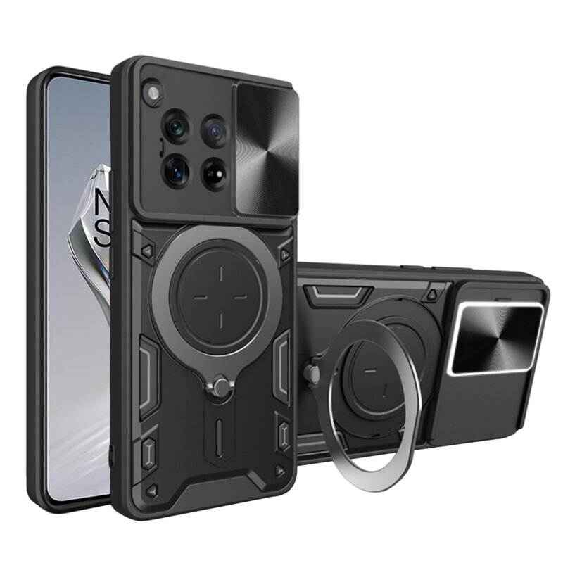 Husa OnePlus 12 Techsuit CamGuard Pro, negru