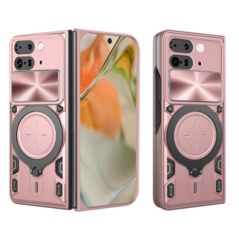 Husa Google Pixel 9 Pro Fold Techsuit CamGuard Pro, roz auriu