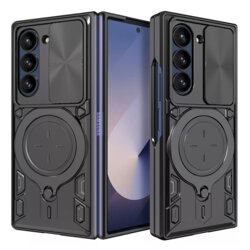 Husa Samsung Galaxy Z Fold6 Techsuit CamGuard Pro, negru