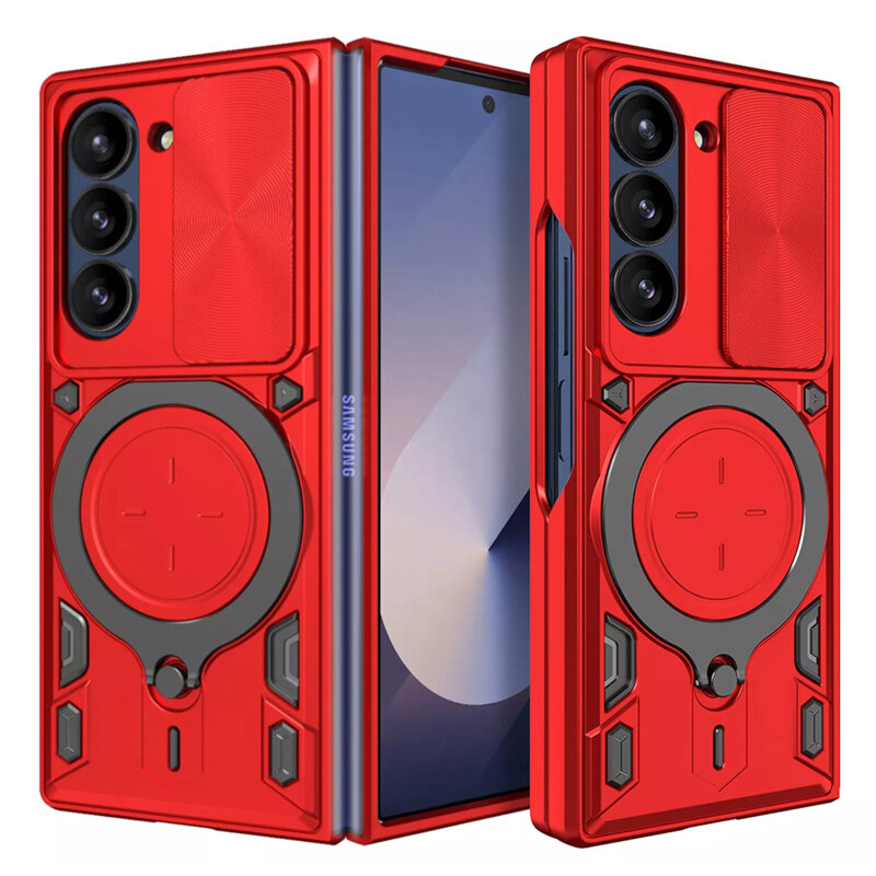 Husa Samsung Galaxy Z Fold6 Techsuit CamGuard Pro, rosu