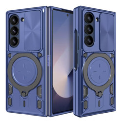 Husa Samsung Galaxy Z Fold6 Techsuit CamGuard Pro, albastru