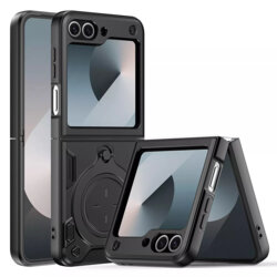 Husa Samsung Galaxy Z Flip6 Techsuit CamGuard Pro, negru