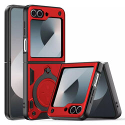 Husa Samsung Galaxy Z Flip6 Techsuit CamGuard Pro, rosu