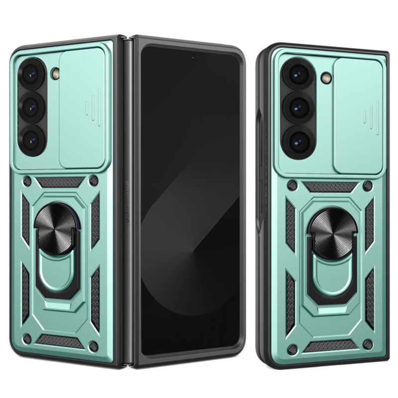 Husa Samsung Galaxy Z Fold6 protectie camera Techsuit CamShield Series, verde