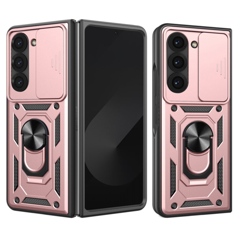 Husa Samsung Galaxy Z Fold6 protectie camera Techsuit CamShield Series, roz