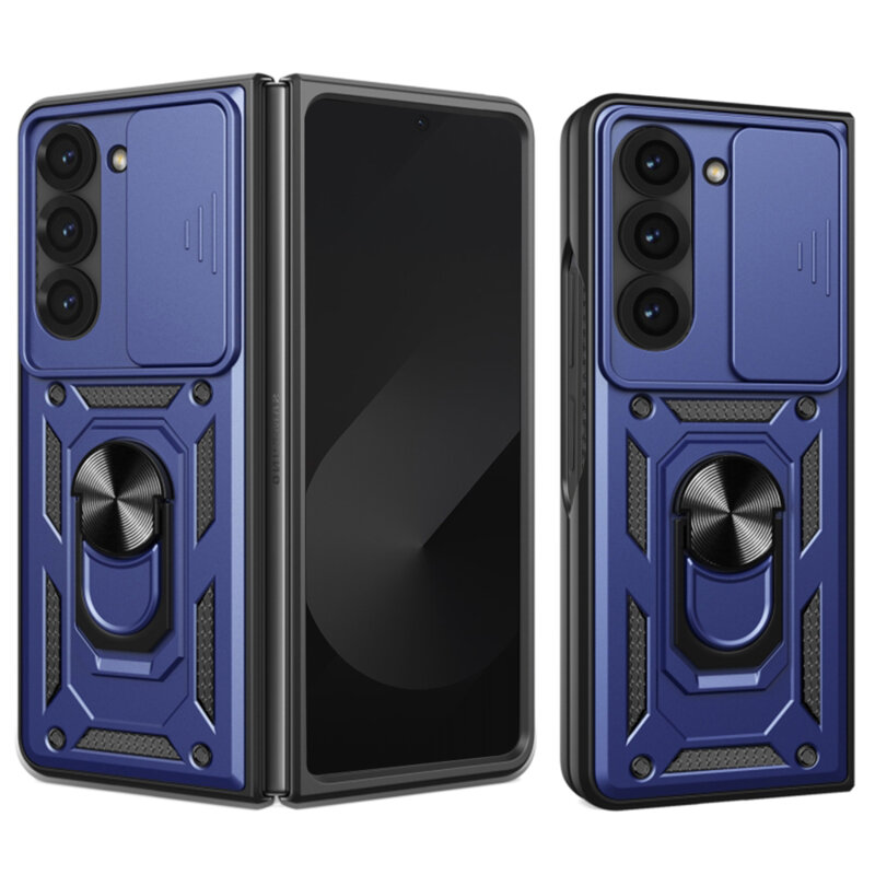 Husa Samsung Galaxy Z Fold6 protectie camera Techsuit CamShield Series, albastru