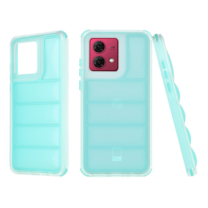 Husa Motorola Moto G84 Techsuit Wave Shield, turcoaz