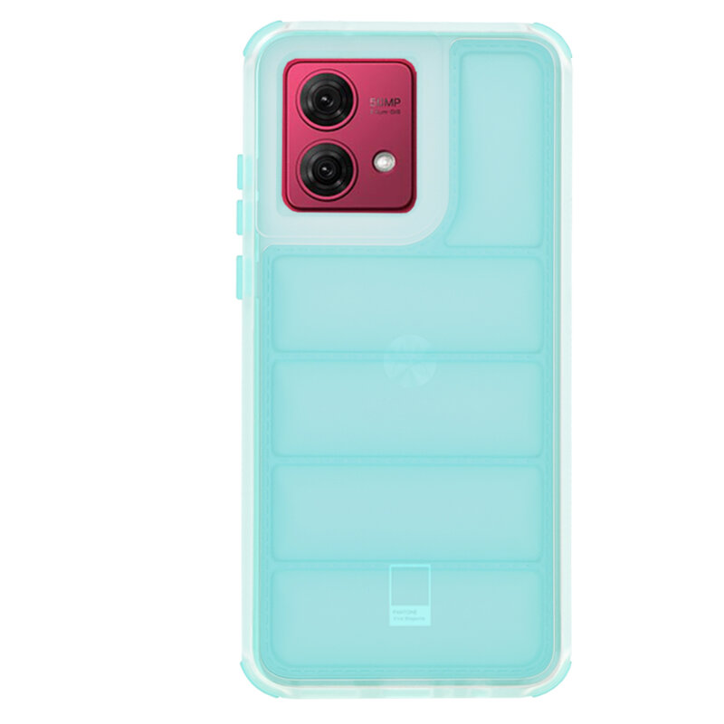 Husa Motorola Moto G84 Techsuit Wave Shield, turcoaz
