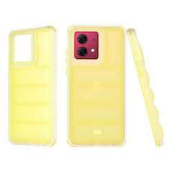 Husa Motorola Moto G84 Techsuit Wave Shield, galben