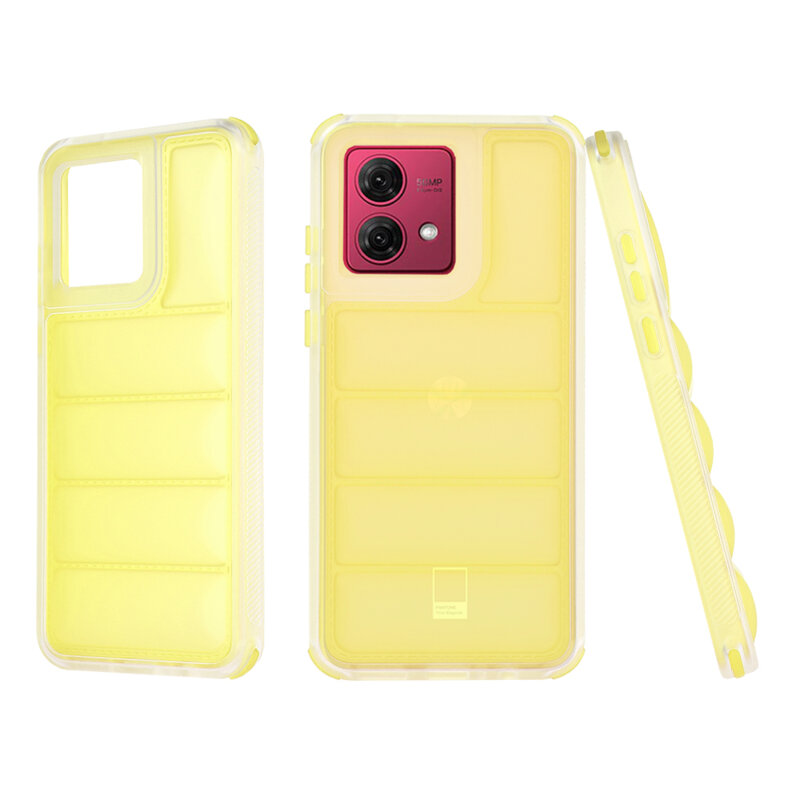 Husa Motorola Moto G84 Techsuit Wave Shield, galben