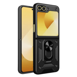 Husa Samsung Galaxy Z Flip6 protectie camera Techsuit CamShield Series, negru