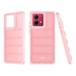 Husa Motorola Moto G84 Techsuit Wave Shield, roz