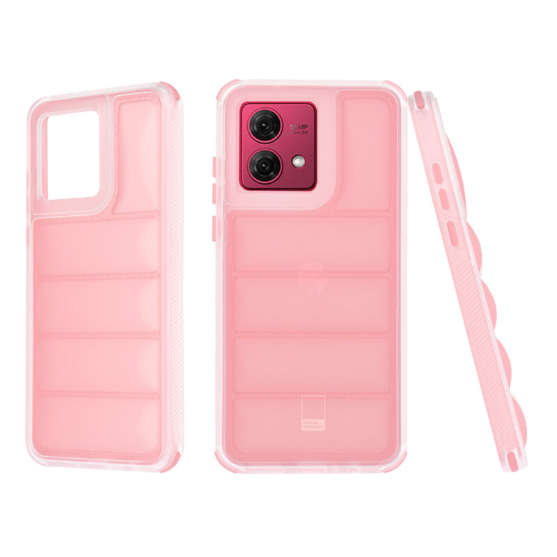 Husa Motorola Moto G84 Techsuit Wave Shield, roz
