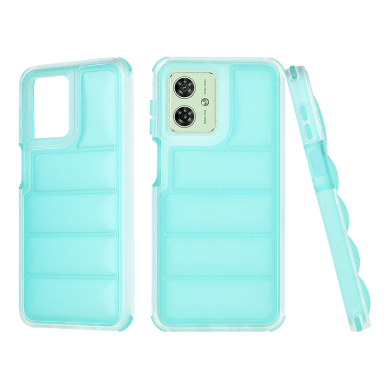 Husa Motorola Moto G54 Techsuit Wave Shield, turcoaz