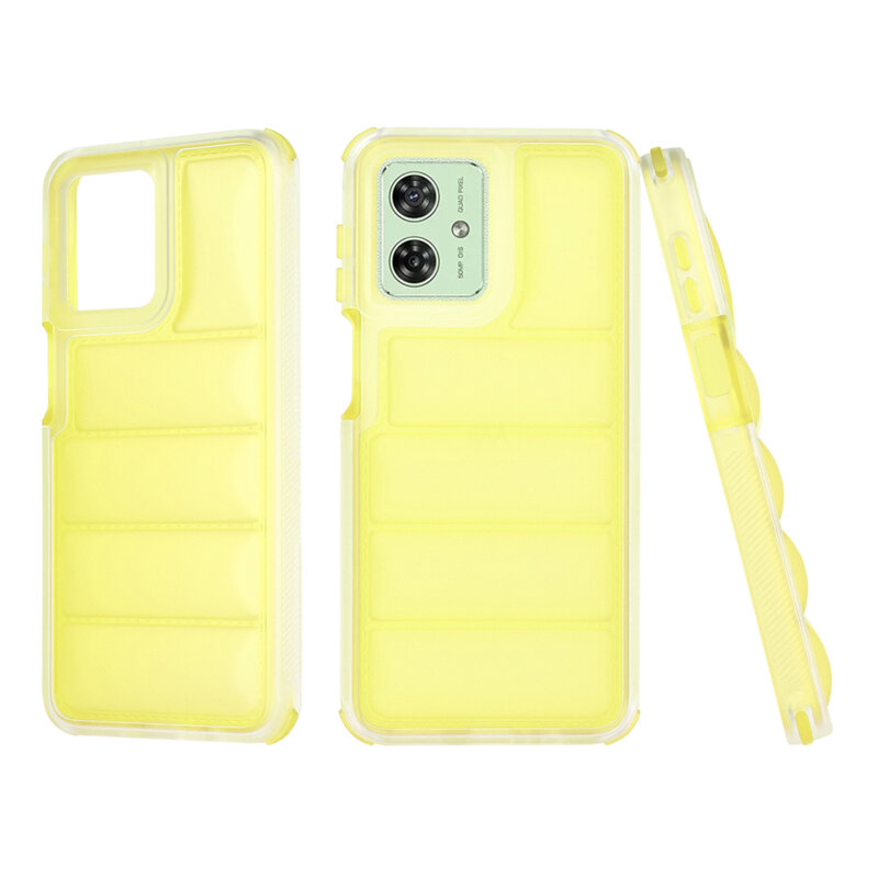 Husa Motorola Moto G54 Techsuit Wave Shield, galben