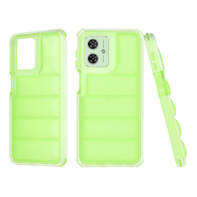 Husa Motorola Moto G54 Techsuit Wave Shield, verde