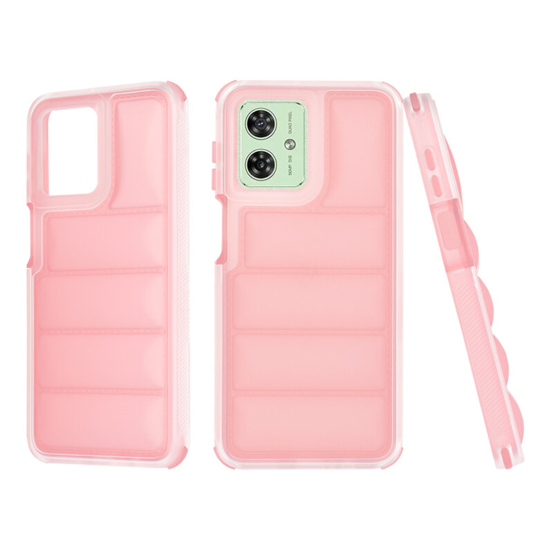 Husa Motorola Moto G54 Techsuit Wave Shield, roz