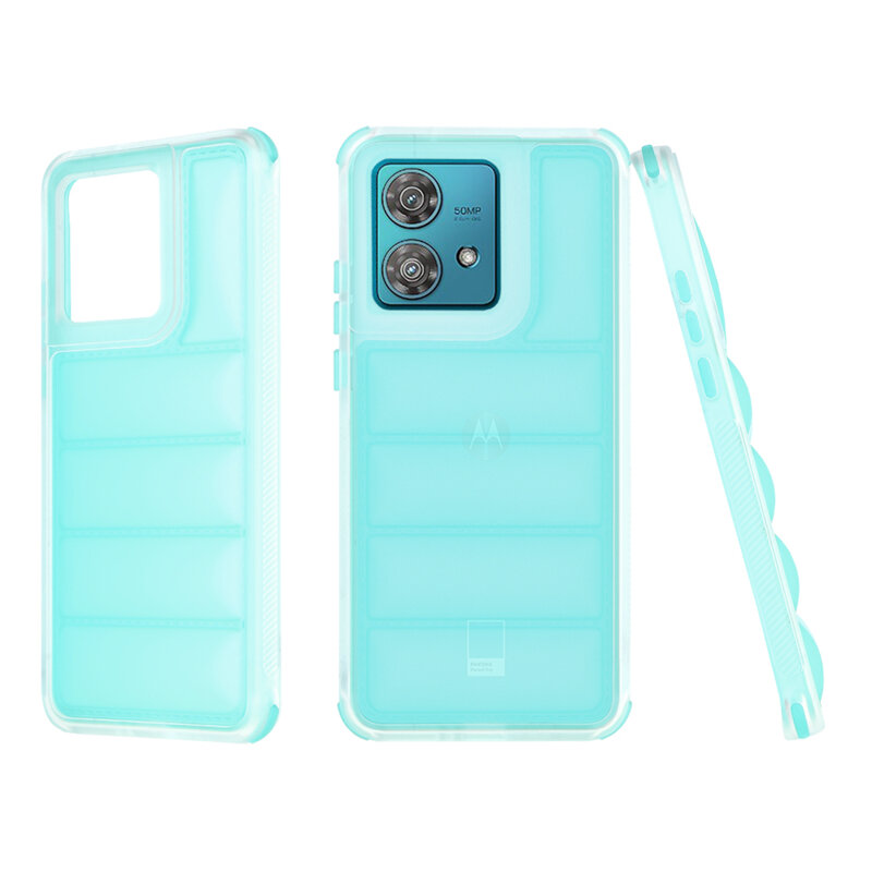 Husa Motorola Edge 40 Neo Techsuit Wave Shield, turcoaz