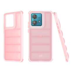 Husa Motorola Edge 40 Neo Techsuit Wave Shield, roz