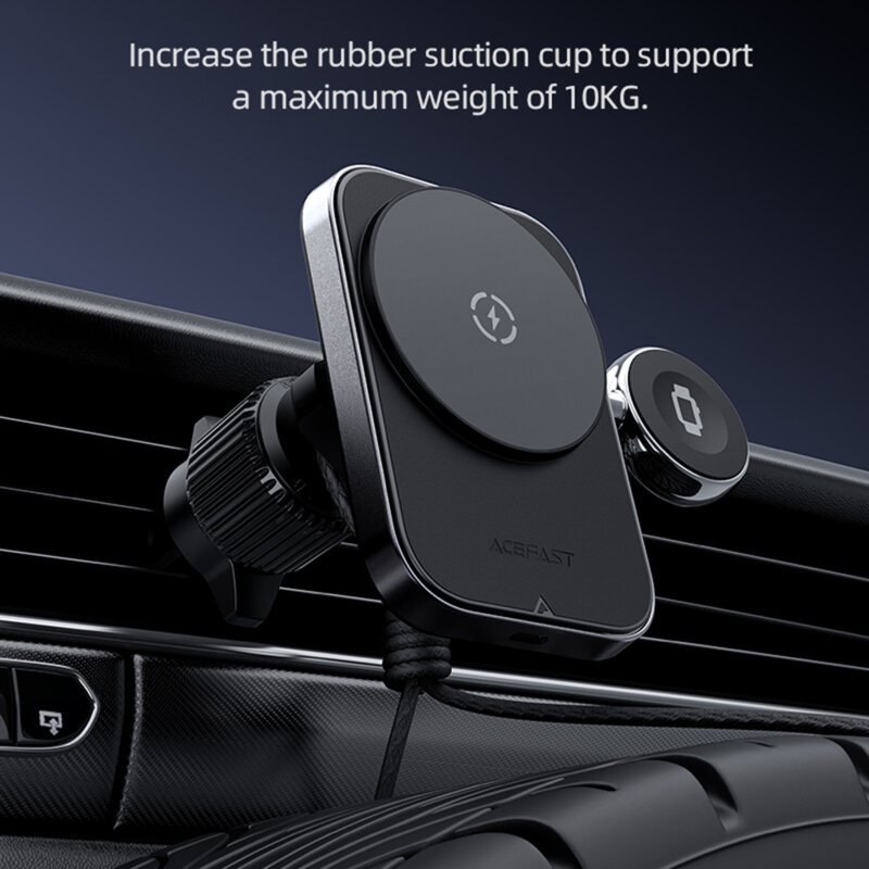 Suport auto cu incarcare wireless pentru iPhone Acefast D18