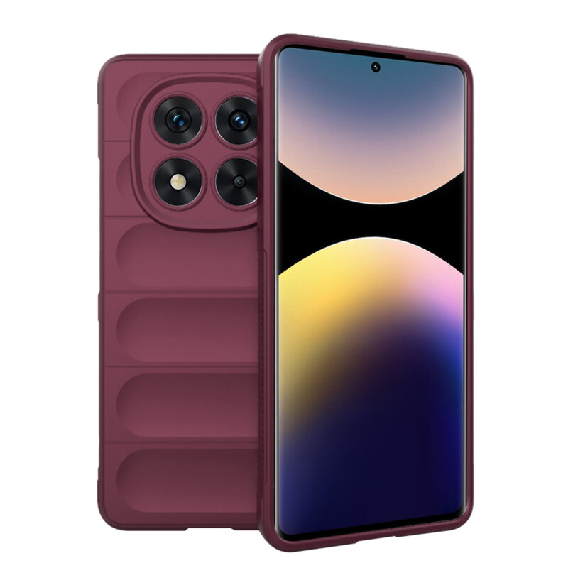Husa Xiaomi Redmi Note 14 Pro 5G Techsuit Magic Shield, bordo