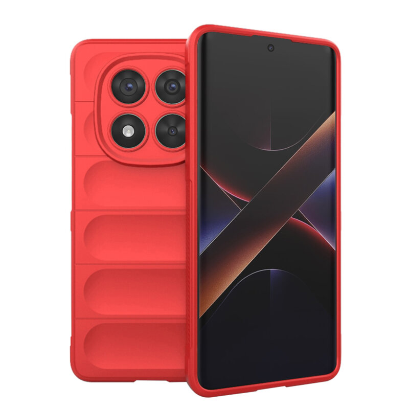 Husa Xiaomi Poco X7 Techsuit Magic Shield, rosu