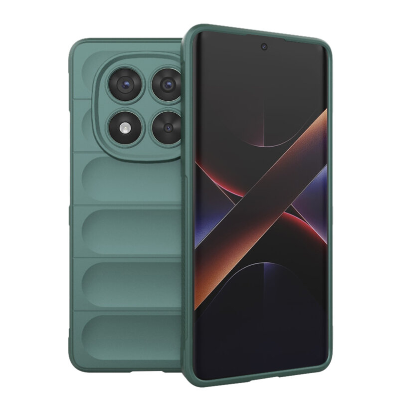Husa Xiaomi Poco X7 Techsuit Magic Shield, verde