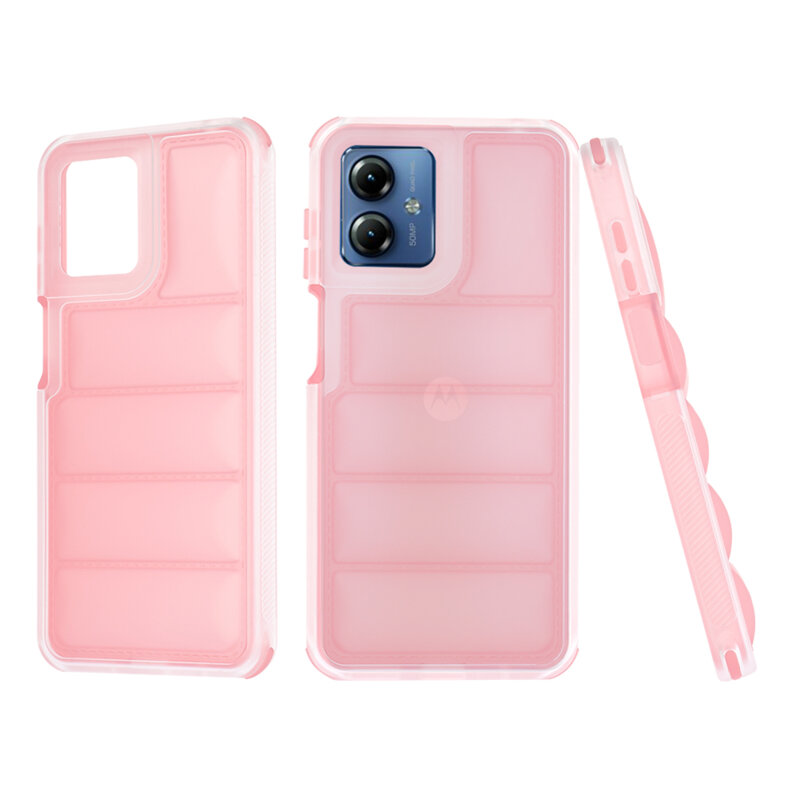 Husa Motorola Moto G14 Techsuit Wave Shield, roz