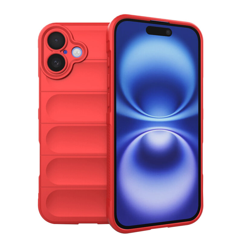 Husa iPhone 16 Techsuit Magic Shield, rosu