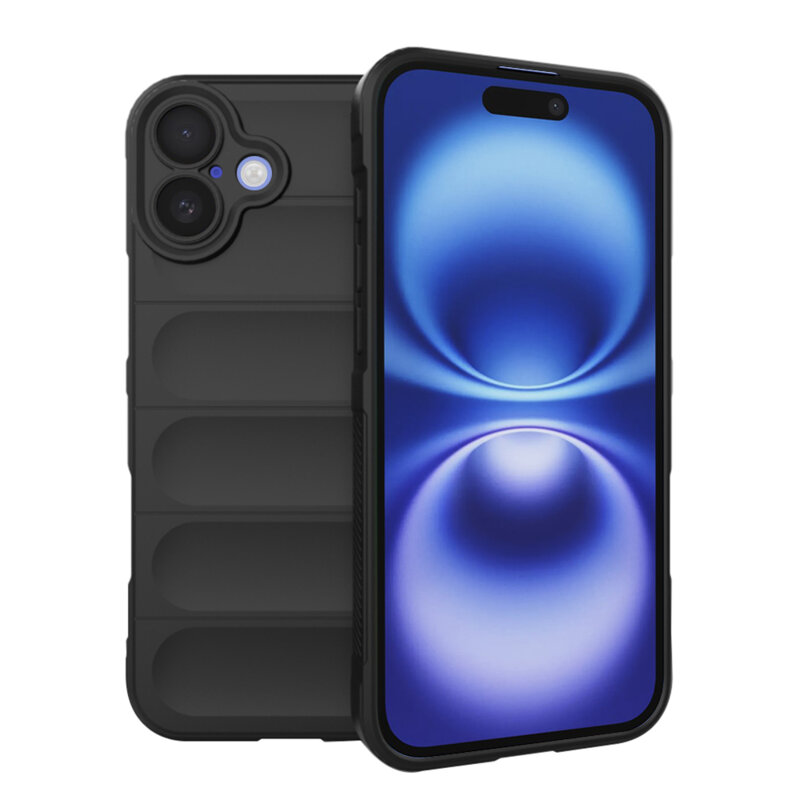 Husa iPhone 16 Techsuit Magic Shield, negru