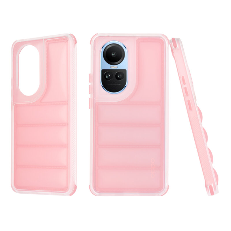 Husa Oppo Reno10 Techsuit Wave Shield, roz