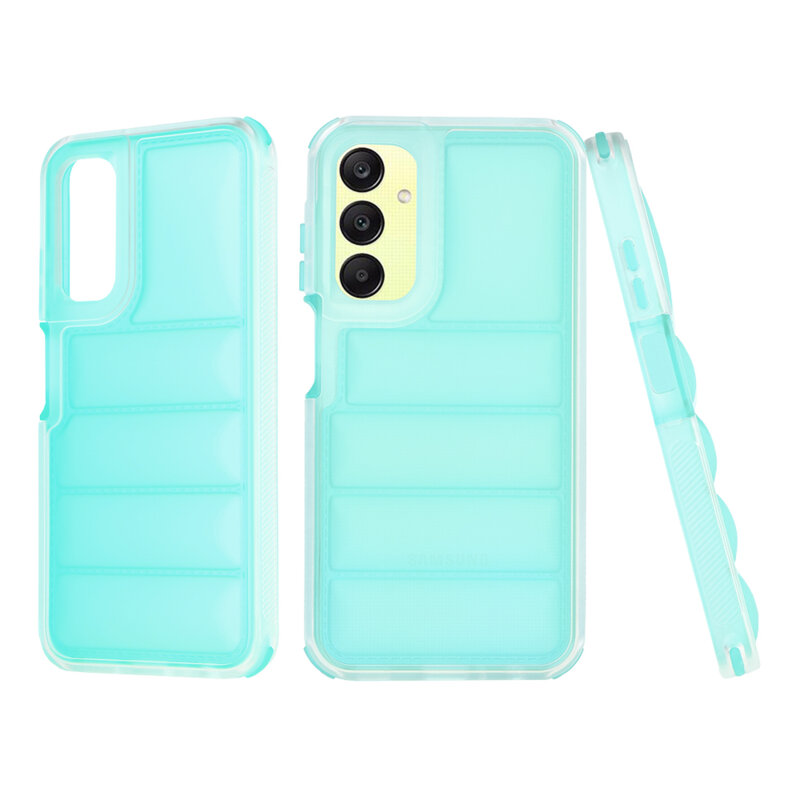 Husa Samsung Galaxy A25 5G Techsuit Wave Shield, turcoaz