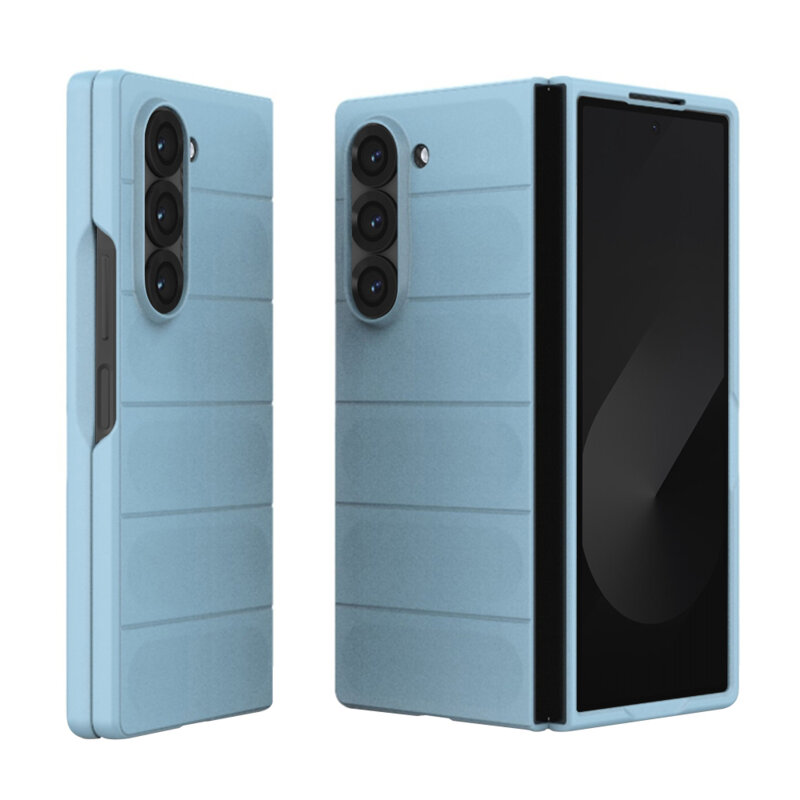 Husa Samsung Galaxy Z Fold6 Techsuit Magic Shield, bleu