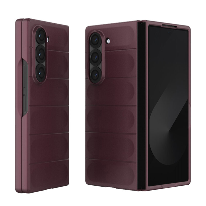 Husa Samsung Galaxy Z Fold6 Techsuit Magic Shield, bordo