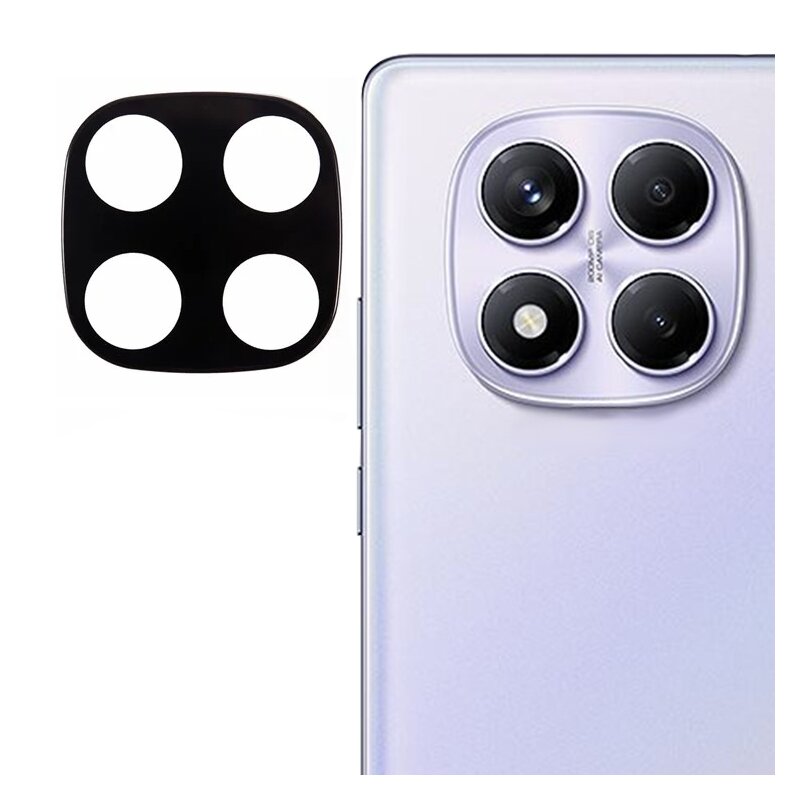 Folie camera Xiaomi Redmi Note 14 Pro 4G Techsuit Full Glass, negru