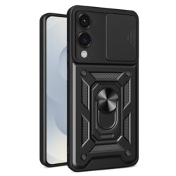 Husa Samsung Galaxy S25 Edge protectie camera Techsuit CamShield Series, negru
