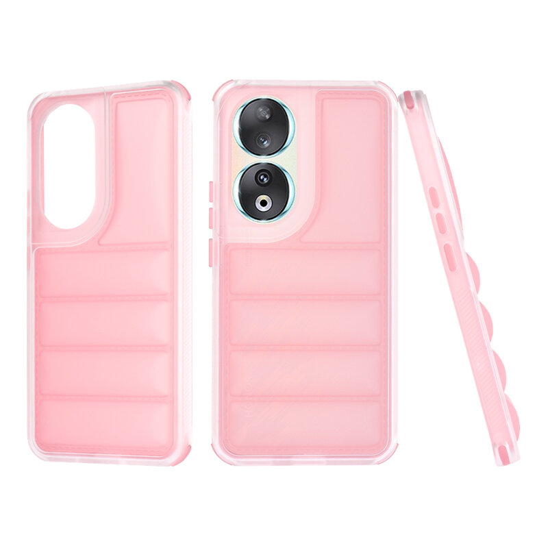 Husa Honor 90 Techsuit Wave Shield, roz
