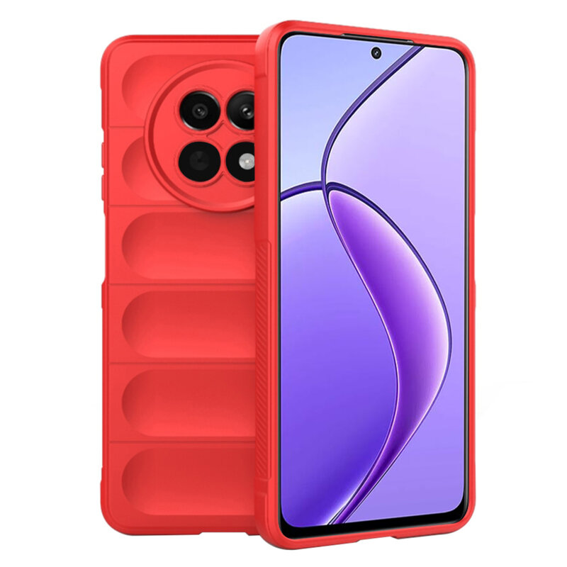 Husa Realme 12 Techsuit Magic Shield, rosu