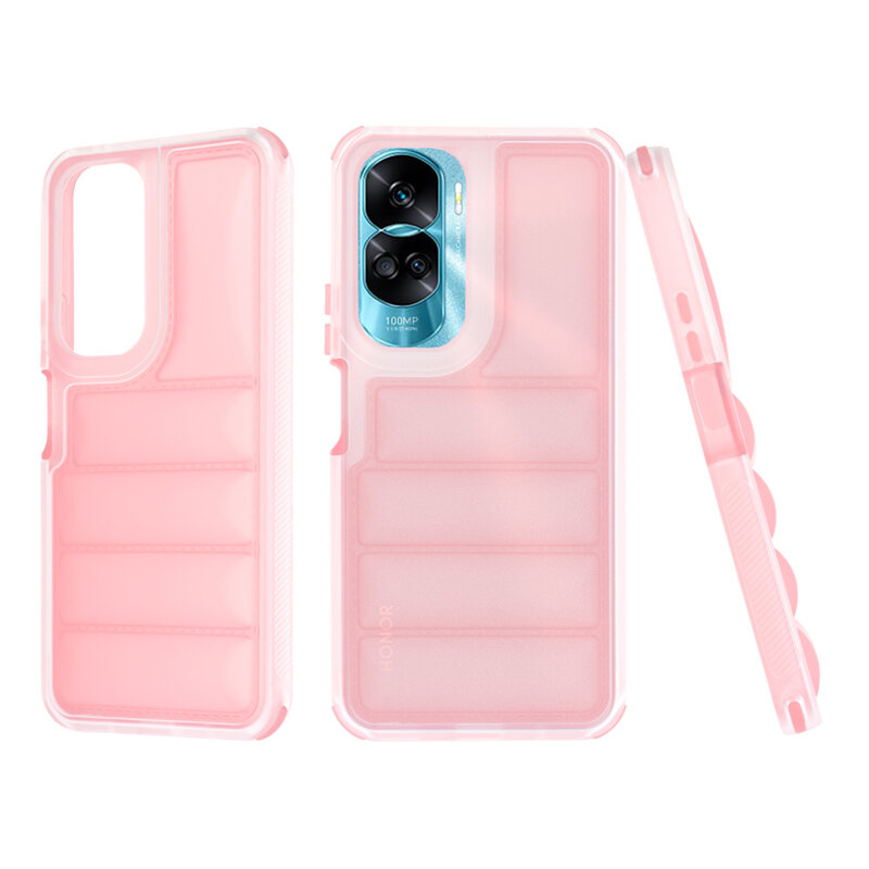 Husa Honor 90 Lite Techsuit Wave Shield, roz