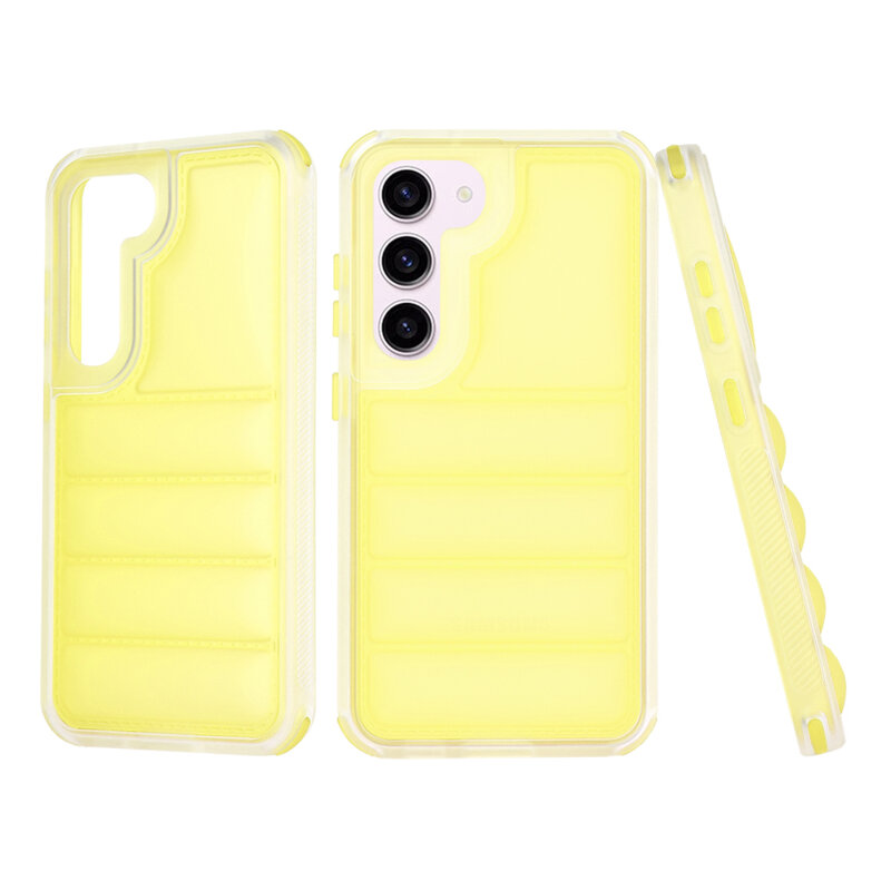 Husa Samsung Galaxy S23 Techsuit Wave Shield, galben