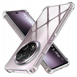 Husa Honor X9c Techsuit Shockproof Clear Silicone, transparenta
