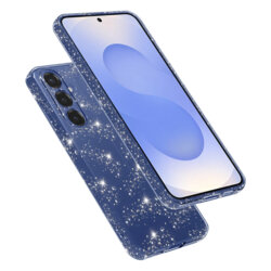 Husa sclipici Samsung Galaxy S25 Techsuit SparkleSkin, transparenta