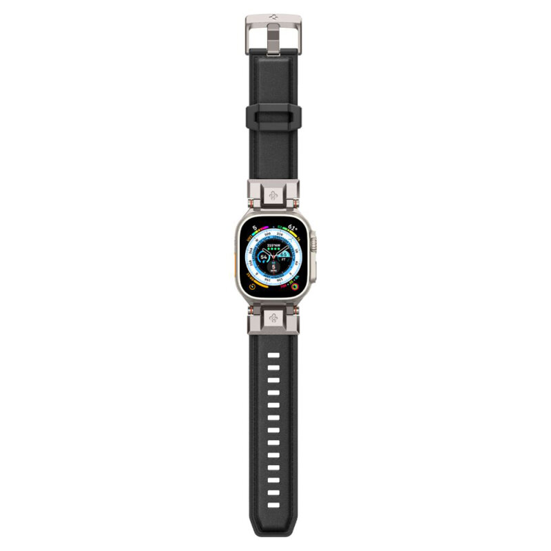 Curea Apple Watch Ultra Spigen DuraPro Armor PU, negru