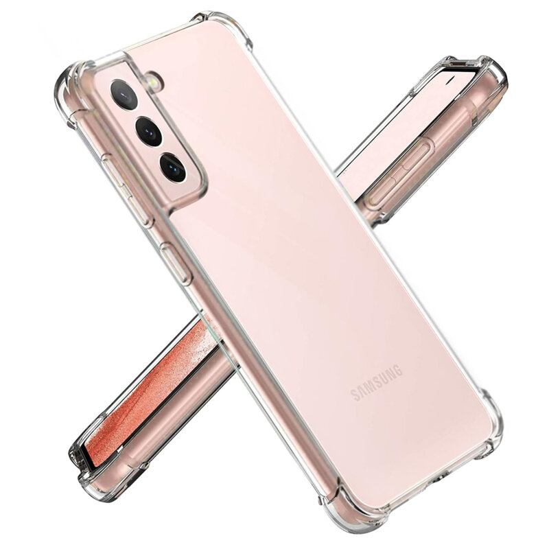 Husa Samsung Galaxy S21 5G Techsuit Shockproof Clear Silicone, transparenta