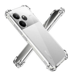 Husa Realme GT 6 Techsuit Shockproof Clear Silicone, transparenta