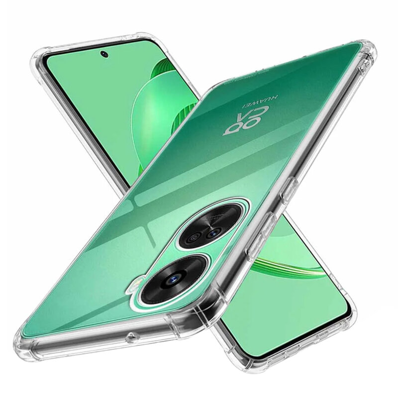 Husa Huawei nova 12 SE Techsuit Shockproof Clear Silicone, transparenta